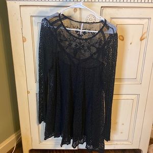FREE PEOPLE LACE Overlay dress